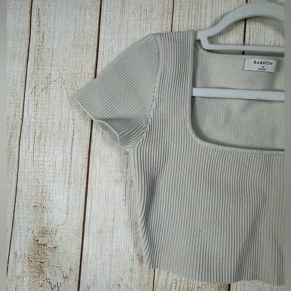 Babaton Sculpt Knit Squareneck Top - Picture 8 of 8